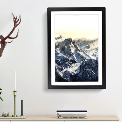 Mountains in France - Picture Frame Graphic Art Print