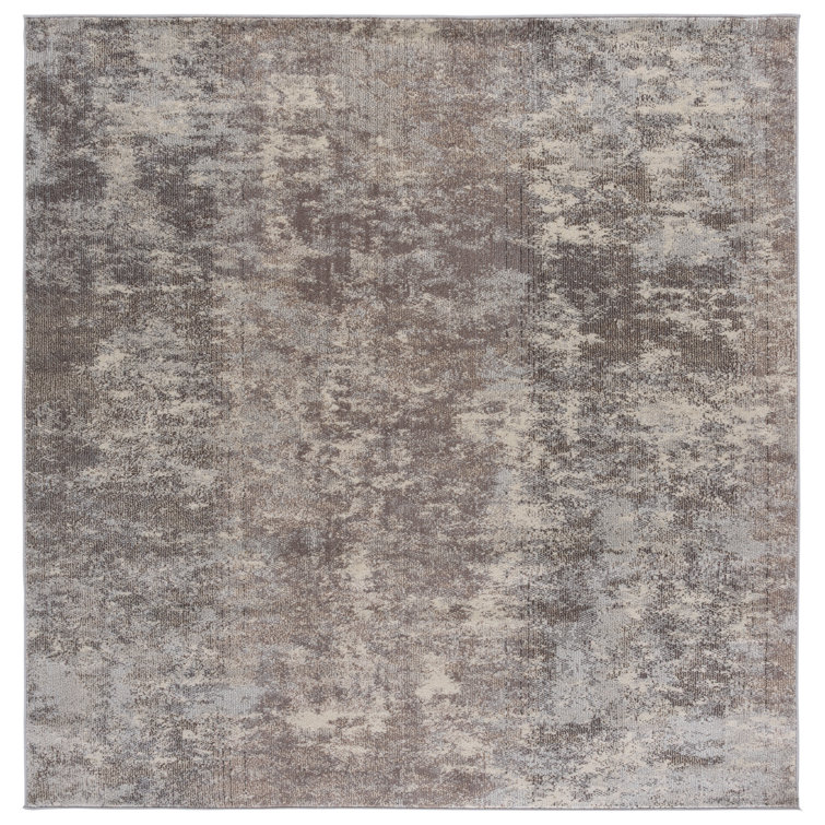 Tapis gris clair / beige Stratton