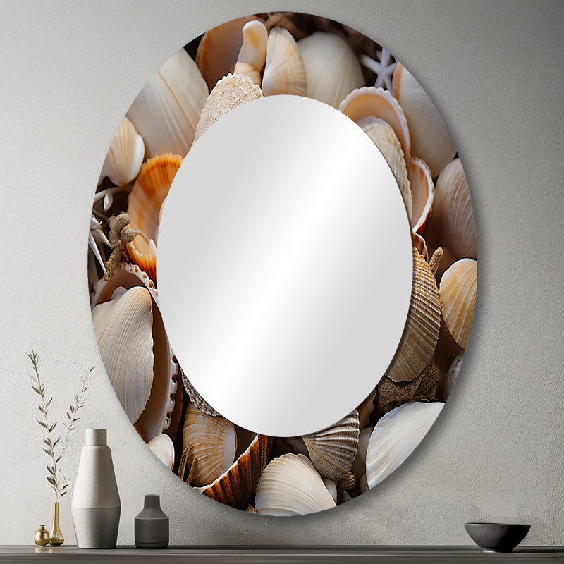 Miroir mural de plage, 43 po x 33 po