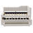 Upholstered Daybed With Trundle And Three Drawers, Beige-977127094
