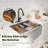 Casainc 33" L x 22" W Farmhouse Kitchen Sink with Faucet Included-109012373