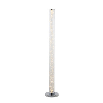 Merauke 49'' Silver LED Column Floor Lamp