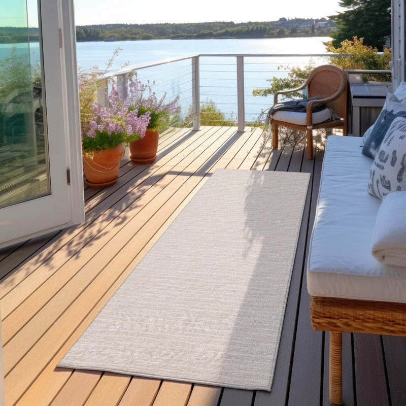 Tapis intérieur / extérieur Loreen, Tapis de couloir 2 pi 3 po x 7 pi 6 po