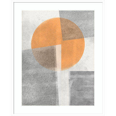 «Giese Paper Collage No 3» par le studio d'art mural MIUUS, reproduction d'art encadrée