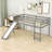 Twin Wood Loft Bed With Slide & Ladder-303621949-328852437