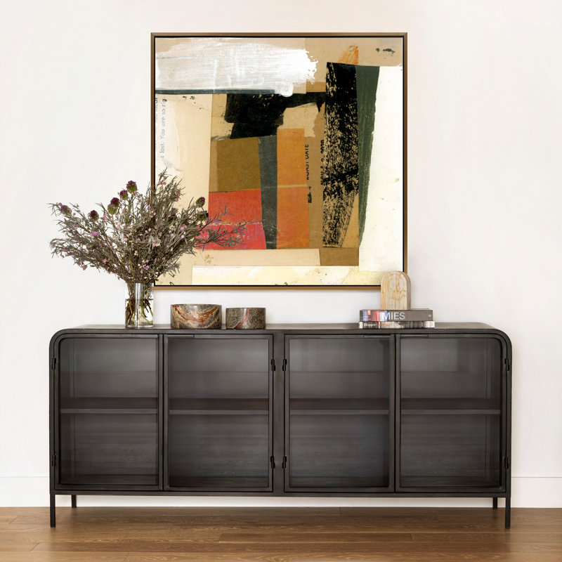 Jarin 79" Wide Sideboard, Black