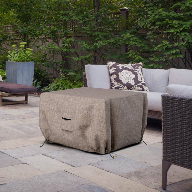 Outdoor Cover, 30.5cm H x 76.2cm W x 76.2cm D, Beige