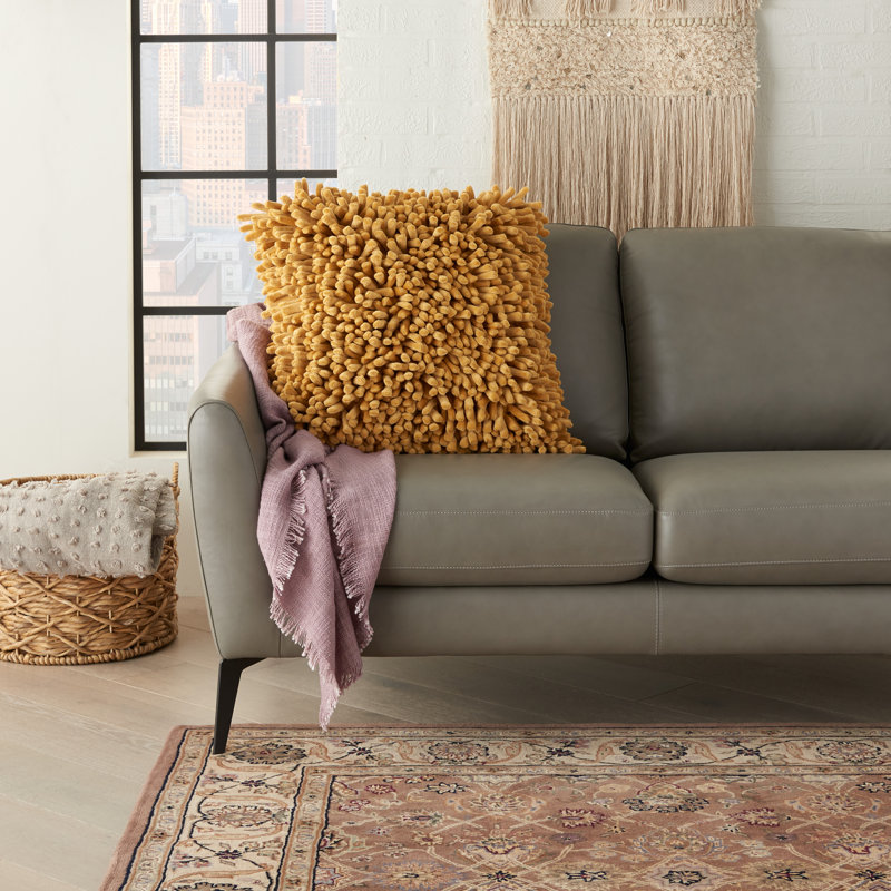  Housse de coussin carré et insert, Moutarde