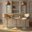 Swivel Yes Bar Stool with Steel Frame
