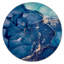 «Blue Ink Clouds II» - art mural moderne en métal-68851175