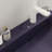 Bathroom Vanity with Ceramic Basin, Freestanding Bathroom Console Sink Set, Rectangular Ceramic Basin without Faucet, Open Metal Leg, Storage Shelves
