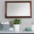 Solid And Engineered Wood Flat Wall Mirror