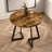 Modern 3-Piece Round Dining Table Set For Small Spaces, Compact Kitchen & Breakfast Nook Table Set