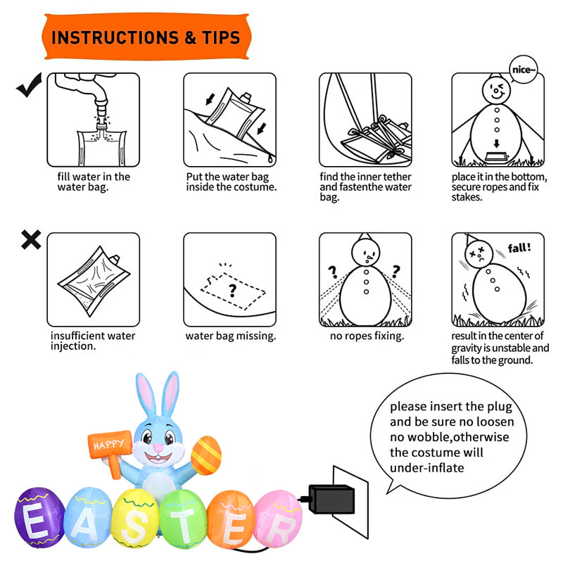 Fabric Easter Decoration