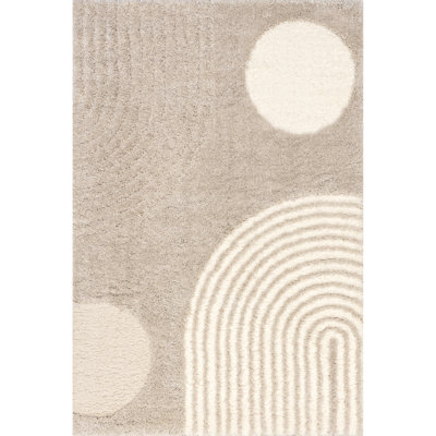 Gloria Abstract Shag Area Rug