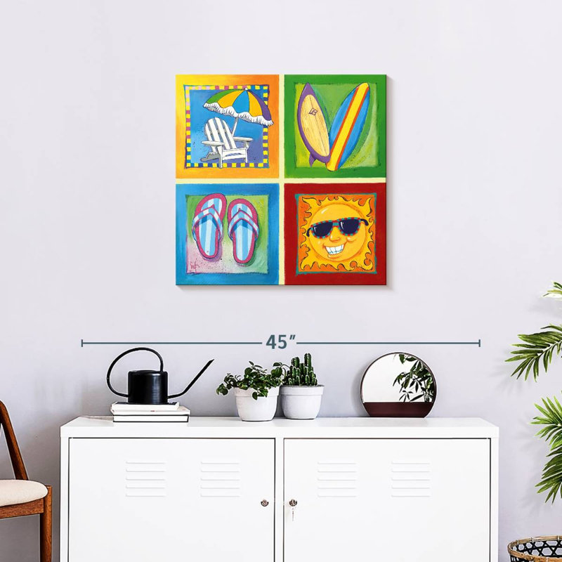 Beach Panel, 24" H x 24" W