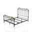 Mobilier de chambre à coucher simple de style transitionnel noir antique 1pc-1727285701