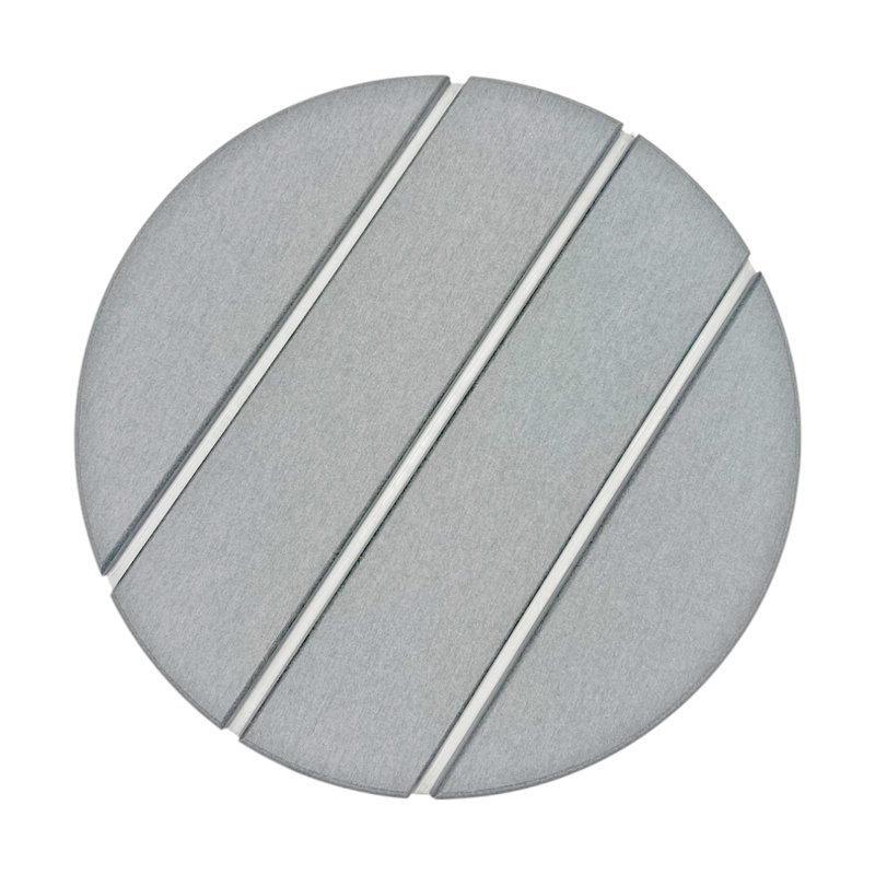 Premium LuxeStone Diatomite Stone Water-Absorbing Saucer, Gray