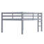 Lit mezzanine en bois avec échelle-1450561990