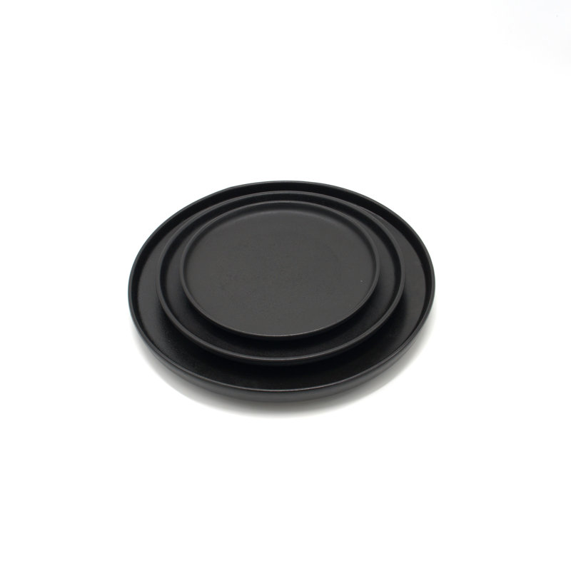 Ensemble d'assiettes plates plates