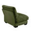 Canapé modulaire 1 place en velours avec accoudoirs et coussin vert olive-1930506799