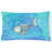  Fish Watercolor Lumbar Pillow