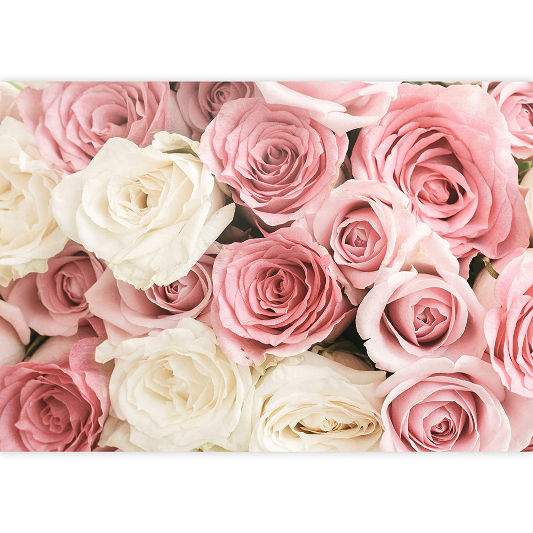 Roses Flower Petal Floral Peel and Stick Wall Mural IDEA4WALL 