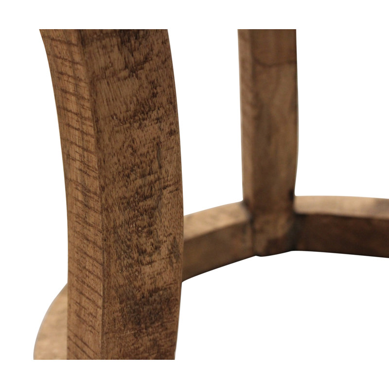 Damyah Solid Wood Accent Stool