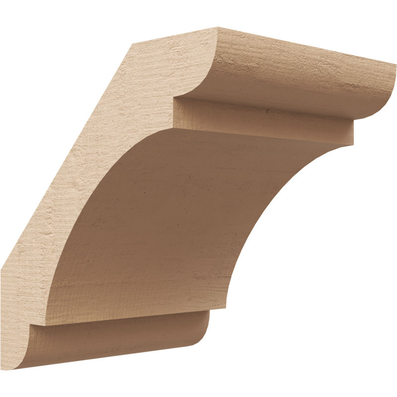 Olympic Rough Cedar TimberThane Knee Brace, 6" H x 5" W x 6" D
