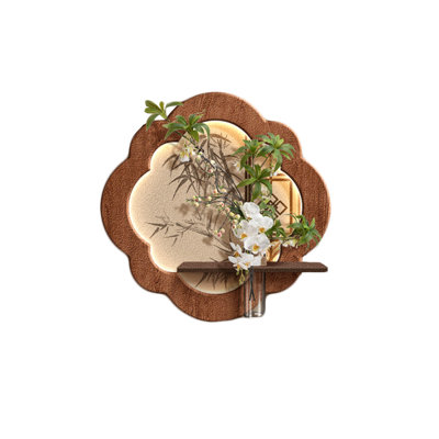 Brown, White Free form Sandstone Wall art
