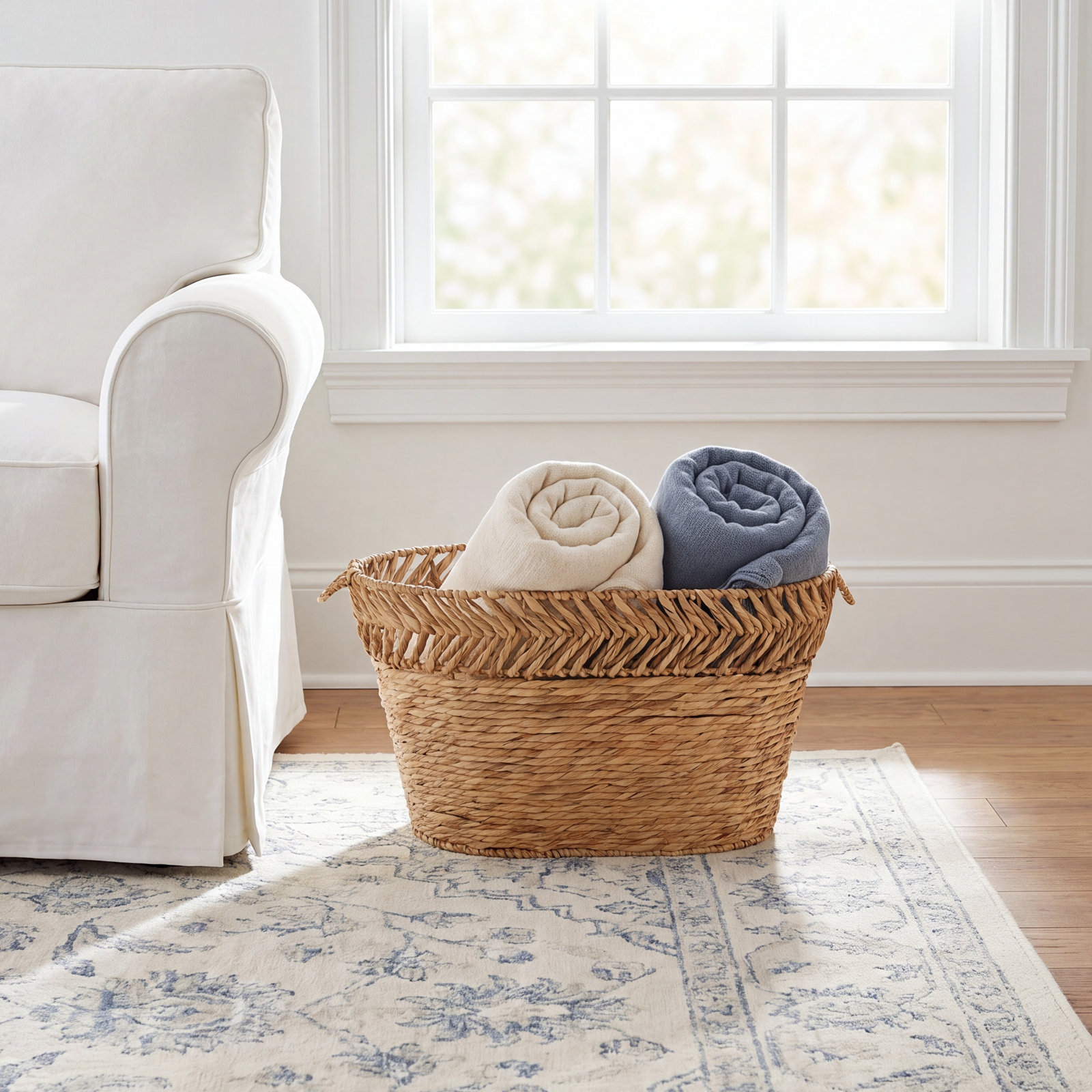 Handwoven Seagrass Storage Basket