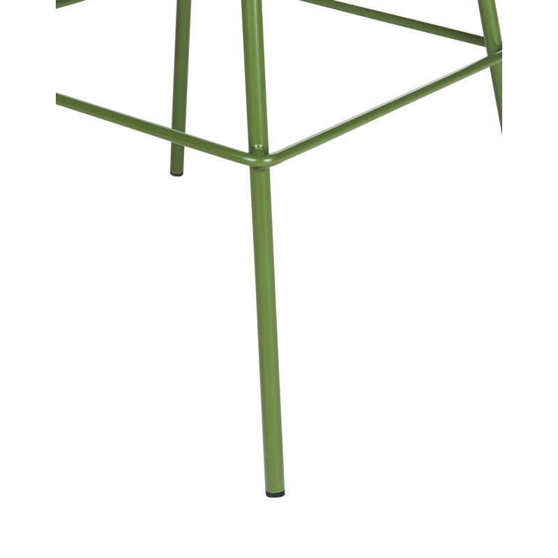 Bluffdale Counter Stool with Metal Frame, Green