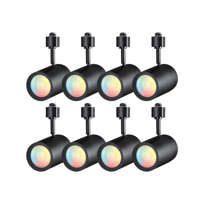 Têtes d'éclairage 17.5W 5Cct, Noir mat