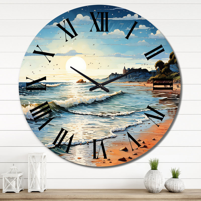 Horloge murale en métal, Très grand