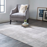 Ernie Gray/Beige/Gold Area Rug