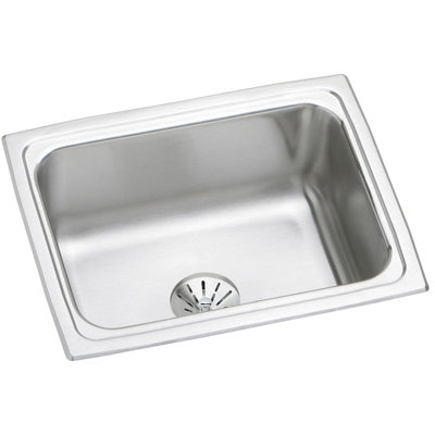 Lustertone 25" x 20" Drop-In Kitchen Sink