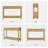 COCO DESIGN 47.2'' Console Table With 2 Drawers, Wood Sofa Table For Entryway Hallway Living Room,Yellow-45938188