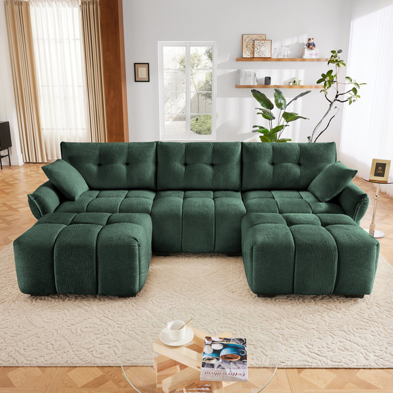 Chenille Modular Sectional Sofa