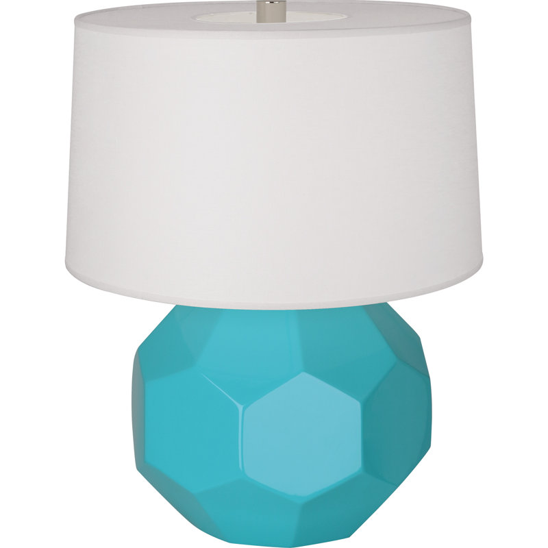 Small Franklin Accent Lamp, Egg Blue, 23.5" H x 19.5" W x 19.5" D