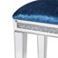 13 Drawer Mirrored Dressing Table Set with Decorative Vanity Stool