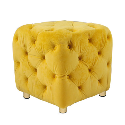 Exquisite Velvet Ottoman with Hidden Compartment and Stylish Design for Comfort