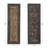 Wooden Woven Seagrass Abstract Brown Wall Decor Set
