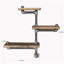 Groveland 3 Piece Industrial Pipe Shelves