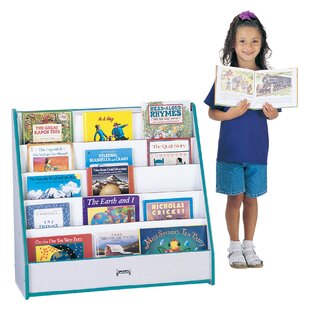 Rainbow Accents® 5 Compartment Manufactured Wood Book Display