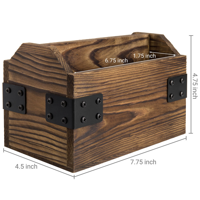 Dark Brown Remote Control Holder