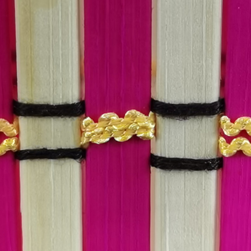 Diamètre de 9,84 po du panier de rangement en bambou