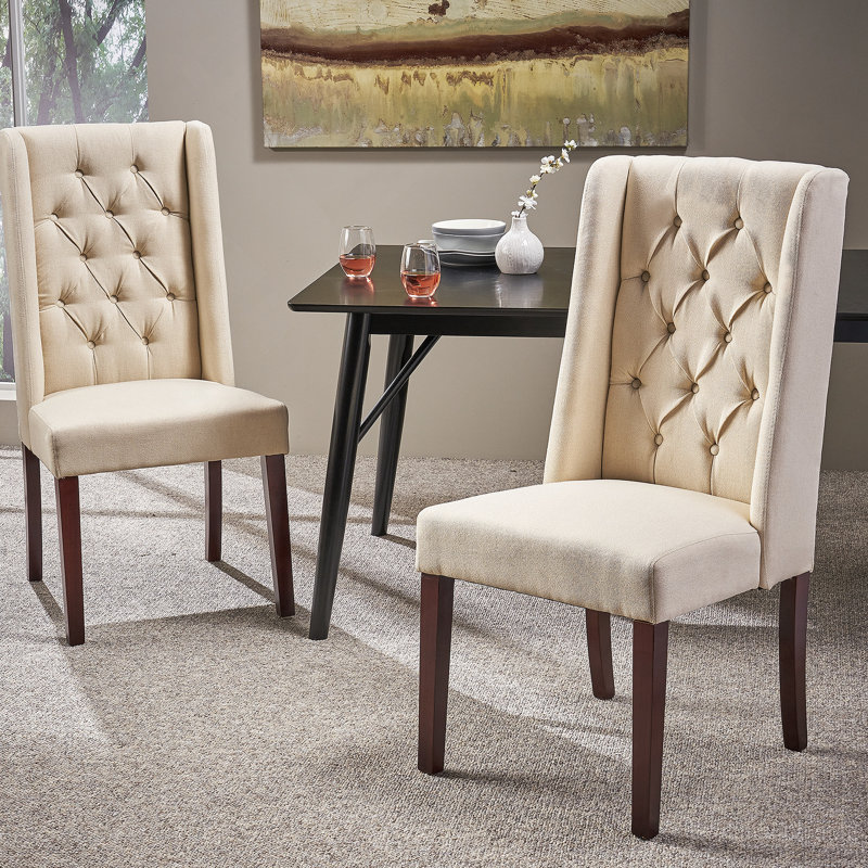 Chaise en tissu, Beige