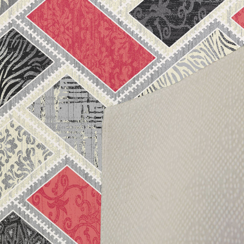 Soft Hall Carpet (2.6 x 4.9 ft), 100% Polyester, 0.3 in Pile Height | Antibacterial, Non-Slip Underside, 650 g/m² | Machine Washable, 3D Digital Print | Perfect for Living Room, Entryway & Bedroom Décor