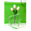 Vase de table en acrylique Rossmoor
