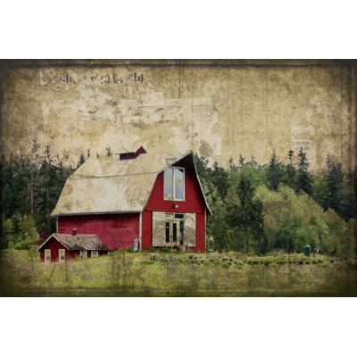 Widby's Barn III by Rachel Perry - Wrapped Canvas Art Prints